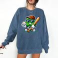 Shamrock Baseball St Patrick's Day Kids Boys Toddlers Premium Tri-Blend Comfort Colors Sweatshirt Blue Jean Shamrock Baseball St Patrick's Day Kids Boys Toddlers Premium Tri-Blend Comfort Colors Sweatshirt Blue Jean