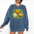 Shamrock Basketball Baseball Drip St Patrick's Day Boys Men Comfort Colors Sweatshirt Blue Jean Shamrock Basketball Baseball Drip St Patrick's Day Boys Men Comfort Colors Sweatshirt Blue Jean