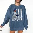 Show Your Pride Bobby WITT Jr Kansas City Baseball MLBPA Comfort Colors Sweatshirt Blue Jean