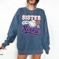 Sister Rookie Of Year 1st Birthday Baseball Theme Matching Comfort Colors Sweatshirt Blue Jean Sister Rookie Of Year 1st Birthday Baseball Theme Matching Comfort Colors Sweatshirt Blue Jean