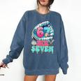 Six Seven 67 Ice Cream Drip Baseball For Boy Kids Youth Comfort Colors Sweatshirt Blue Jean