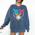Six Seven Baseball Ice Cream Drip Cool 67 Gen Alpha Slang Comfort Colors Sweatshirt Blue Jean Six Seven Baseball Ice Cream Drip Cool 67 Gen Alpha Slang Comfort Colors Sweatshirt Blue Jean