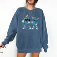 Six Seven Bruh Baseball 67 Meme For Men Boy Kids Comfort Colors Sweatshirt Blue Jean