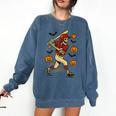 Skeleton Halloween Baseball Boys Men Kids Toddler Comfort Colors Sweatshirt Blue Jean Skeleton Halloween Baseball Boys Men Kids Toddler Comfort Colors Sweatshirt Blue Jean