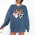 Soccer Baseball Heart Soccer Baseball Mom Comfort Colors Sweatshirt Blue Jean Soccer Baseball Heart Soccer Baseball Mom Comfort Colors Sweatshirt Blue Jean