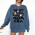 In My Softball Baseball Mom Era Retro Groovy Mom Of Both Comfort Colors Sweatshirt Blue Jean In My Softball Baseball Mom Era Retro Groovy Mom Of Both Comfort Colors Sweatshirt Blue Jean