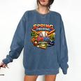 Spring Training 2026 Baseball Fan Retro Palm Cactus Comfort Colors Sweatshirt Blue Jean Spring Training 2026 Baseball Fan Retro Palm Cactus Comfort Colors Sweatshirt Blue Jean