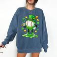 St Patrick Day Baseball Drip Ice Cream Baseball Comfort Colors Sweatshirt Blue Jean St Patrick Day Baseball Drip Ice Cream Baseball Comfort Colors Sweatshirt Blue Jean