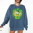 St Patrick Day Baseball Drip Ice Cream Baseball Home Plate Comfort Colors Sweatshirt Blue Jean St Patrick Day Baseball Drip Ice Cream Baseball Home Plate Comfort Colors Sweatshirt Blue Jean