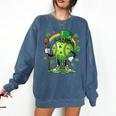 St Patricks Day Baseball Leprechaun Rainbow Green Baseball Comfort Colors Sweatshirt Blue Jean St Patricks Day Baseball Leprechaun Rainbow Green Baseball Comfort Colors Sweatshirt Blue Jean