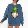 St Patricks Day Baseball Player Leprechaun Hat Men Boys Kids Comfort Colors Sweatshirt Blue Jean St Patricks Day Baseball Player Leprechaun Hat Men Boys Kids Comfort Colors Sweatshirt Blue Jean