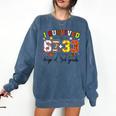 I Survived 6733 Days Baseball Football Softball 3rd Grade Comfort Colors Sweatshirt Blue Jean I Survived 6733 Days Baseball Football Softball 3rd Grade Comfort Colors Sweatshirt Blue Jean
