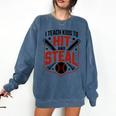 I Teach Kids To Hit And Steal Baseball Softball Coach Premium Tri-Blend Comfort Colors Sweatshirt Blue Jean I Teach Kids To Hit And Steal Baseball Softball Coach Premium Tri-Blend Comfort Colors Sweatshirt Blue Jean