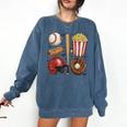 Tis The Season Baseball Mom Game Day Cheering Sports Lover Comfort Colors Sweatshirt Blue Jean Tis The Season Baseball Mom Game Day Cheering Sports Lover Comfort Colors Sweatshirt Blue Jean