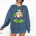 Toddler Baseball Drip Ice Cream Boys Kids St Patricks Day Comfort Colors Sweatshirt Blue Jean Toddler Baseball Drip Ice Cream Boys Kids St Patricks Day Comfort Colors Sweatshirt Blue Jean