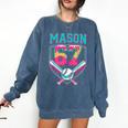 Trendy Mason 67 Mem Ice Cream Drip Baseball Birthday Costume Comfort Colors Sweatshirt Blue Jean Trendy Mason 67 Mem Ice Cream Drip Baseball Birthday Costume Comfort Colors Sweatshirt Blue Jean