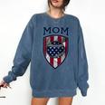 USA Mum Mother's Day Baseball Mom Comfort Colors Sweatshirt Blue Jean USA Mum Mother's Day Baseball Mom Comfort Colors Sweatshirt Blue Jean