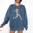 Valentines Day Baseball Batter Silhouette Heart Men Boy Kids Comfort Colors Sweatshirt Blue Jean Valentines Day Baseball Batter Silhouette Heart Men Boy Kids Comfort Colors Sweatshirt Blue Jean