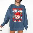 Valentines Day Baseball Drip Boys Bruh Ice Cream Toddler Kid Comfort Colors Sweatshirt Blue Jean Valentines Day Baseball Drip Boys Bruh Ice Cream Toddler Kid Comfort Colors Sweatshirt Blue Jean
