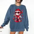 Valentines Day Baseball Drip Ice Cream For Boys Kids Teens Comfort Colors Sweatshirt Blue Jean Valentines Day Baseball Drip Ice Cream For Boys Kids Teens Comfort Colors Sweatshirt Blue Jean