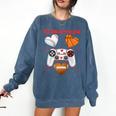 Valentines Day Boys Men Hearts Gaming Football Baseball Love Premium Tri-Blend Comfort Colors Sweatshirt Blue Jean Valentines Day Boys Men Hearts Gaming Football Baseball Love Premium Tri-Blend Comfort Colors Sweatshirt Blue Jean