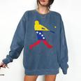 Venezuela Baseball Comfort Colors Sweatshirt Blue Jean Venezuela Baseball Comfort Colors Sweatshirt Blue Jean
