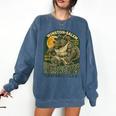 Winston-Salem Werewolves Minor League Baseball Club Comfort Colors Sweatshirt Blue Jean