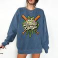 Women's Baseball Life Style 101 Apparel Youth Drip Baseball Boys Kid Comfort Colors Sweatshirt Blue Jean Women's Baseball Life Style 101 Apparel Youth Drip Baseball Boys Kid Comfort Colors Sweatshirt Blue Jean