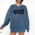 Women's Baseball Softball Baseball Mom Baseball Comfort Colors Sweatshirt Blue Jean Women's Baseball Softball Baseball Mom Baseball Comfort Colors Sweatshirt Blue Jean