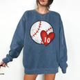 Womens Custom Baseball Mom Number 10 Heart For Mom Mommy Comfort Colors Sweatshirt Blue Jean Womens Custom Baseball Mom Number 10 Heart For Mom Mommy Comfort Colors Sweatshirt Blue Jean