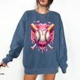 Women's Valentines Day Baseball Boys Ice Cream Drip Heart Youth Kids Comfort Colors Sweatshirt Blue Jean Women's Valentines Day Baseball Boys Ice Cream Drip Heart Youth Kids Comfort Colors Sweatshirt Blue Jean