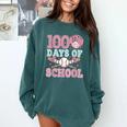 100 Days Of School Baseball 100th Day Of School Girls Comfort Colors Sweatshirt Chalky Mint 100 Days Of School Baseball 100th Day Of School Girls Comfort Colors Sweatshirt Chalky Mint