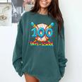 100 Days Of School Baseball Drip Boys 100th Day Of School Comfort Colors Sweatshirt Chalky Mint
