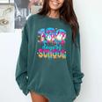 100 Days Of School Baseball Ice Cream For Boy Girl Kids Comfort Colors Sweatshirt Chalky Mint