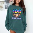 100 Days Of School Baseball Ice Cream Drip Kids Boys Teacher Comfort Colors Sweatshirt Chalky Mint