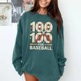100 Days Of School Baseball Love Valentine’s Day Men Women Comfort Colors Sweatshirt Chalky Mint 100 Days Of School Baseball Love Valentine’s Day Men Women Comfort Colors Sweatshirt Chalky Mint