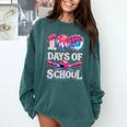 100 Days Of School Baseball Lover Donut Drip Boy Girl Comfort Colors Sweatshirt Chalky Mint