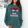 100 Days Of School Dripping Baseball 100th Day Teacher Boy Comfort Colors Sweatshirt Chalky Mint