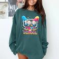 100 Days Of School Ice Cream Baseball Player For Kids Boys Comfort Colors Sweatshirt Chalky Mint 100 Days Of School Ice Cream Baseball Player For Kids Boys Comfort Colors Sweatshirt Chalky Mint