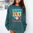100 Days Of School Kids Baseball Drip 100th Day Of School Comfort Colors Sweatshirt Chalky Mint 100 Days Of School Kids Baseball Drip 100th Day Of School Comfort Colors Sweatshirt Chalky Mint