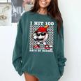 100 Days Of School Retro Baseball Sport For Boys Teachers Comfort Colors Sweatshirt Chalky Mint 100 Days Of School Retro Baseball Sport For Boys Teachers Comfort Colors Sweatshirt Chalky Mint