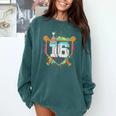 16th Birthday Baseball Drip Number 16 Year Old Birthday Boy Comfort Colors Sweatshirt Chalky Mint 16th Birthday Baseball Drip Number 16 Year Old Birthday Boy Comfort Colors Sweatshirt Chalky Mint