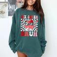 6 7 Bruh Six Seven Valentine Heart Baseball Comfort Colors Sweatshirt Chalky Mint 6 7 Bruh Six Seven Valentine Heart Baseball Comfort Colors Sweatshirt Chalky Mint