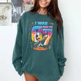 I Was 6 Now I'm 7 Baseball Birthday Boy For Teens Kids Comfort Colors Sweatshirt Chalky Mint I Was 6 Now I'm 7 Baseball Birthday Boy For Teens Kids Comfort Colors Sweatshirt Chalky Mint