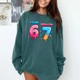 I Was 6 Now I'm 7 Birthday Baseball Drip For Boys Kid Comfort Colors Sweatshirt Chalky Mint I Was 6 Now I'm 7 Birthday Baseball Drip For Boys Kid Comfort Colors Sweatshirt Chalky Mint