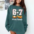 67 13 Year Old Official Teenager Baseball Boy 13th Birthday Comfort Colors Sweatshirt Chalky Mint