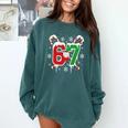 67 Baseball Christmas Candy Cane Snowflake Holiday Sports Comfort Colors Sweatshirt Chalky Mint 67 Baseball Christmas Candy Cane Snowflake Holiday Sports Comfort Colors Sweatshirt Chalky Mint
