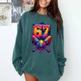 67 Meme Trendy Baseball Number 67 Player Six Seven Comfort Colors Sweatshirt Chalky Mint 67 Meme Trendy Baseball Number 67 Player Six Seven Comfort Colors Sweatshirt Chalky Mint