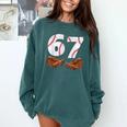 67 Trend Baseball Glove Number Style Comfort Colors Sweatshirt Chalky Mint 67 Trend Baseball Glove Number Style Comfort Colors Sweatshirt Chalky Mint