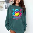 8th Birthday Baseball Ice Cream Drip 8 Years Old Girls B-Day Comfort Colors Sweatshirt Chalky Mint 8th Birthday Baseball Ice Cream Drip 8 Years Old Girls B-Day Comfort Colors Sweatshirt Chalky Mint